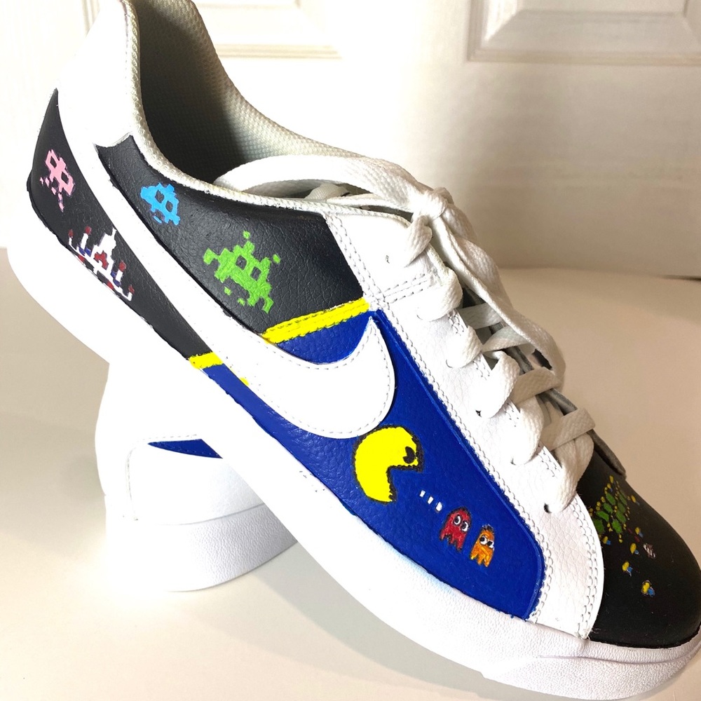 Custom 80’s video game shoe